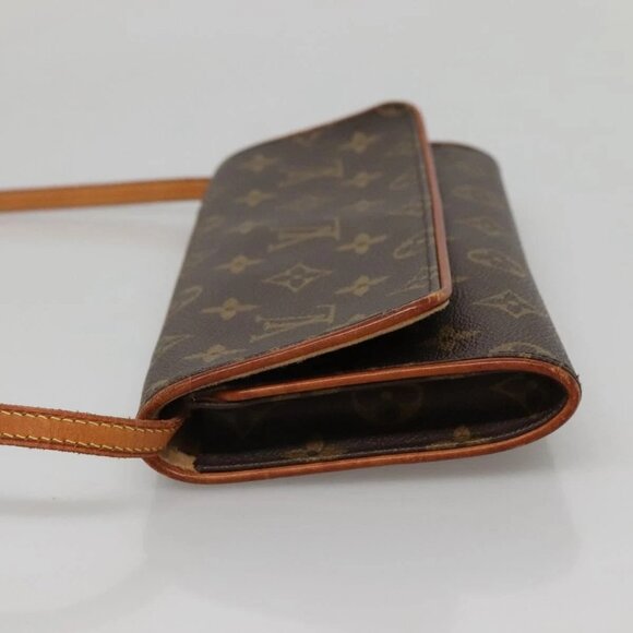 LOUIS VUITTON Monogram Pochette Twin GM Shoulder Bag M51852 LV Auth ep9618 - Picture 4 of 16